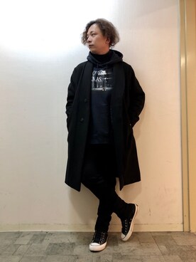 「大晦日」｜「アイテム（チェスターコート）」を使った、チャムさん（メンズ・168cm）の冬コーディネート