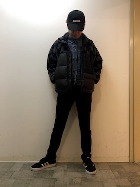 「DISCOVERED（ディスカバード）のアイテム（ジャケット/アウター）」を使った、チャムさん（メンズ・168cm）の冬コーディネート