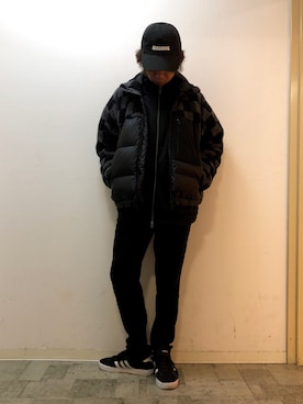 「DISCOVERED（ディスカバード）のアイテム（ジャケット/アウター）」を使った、チャムさん（メンズ・168cm）の冬コーディネート