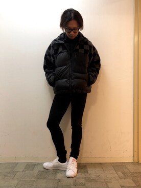 「DISCOVERED（ディスカバード）のアイテム（ジャケット/アウター）」を使った、チャムさん（メンズ・168cm）の冬コーディネート