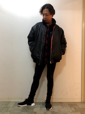 チャムさん（メンズ・168cm）の冬コーディネート