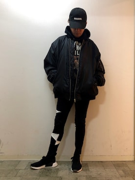 チャムさん（メンズ・168cm）の冬コーディネート