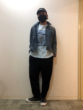 「FACTOTUM（ファクトタム）のアイテム（その他）」を使った、チャムさん（メンズ・168cm）の春コーディネート
