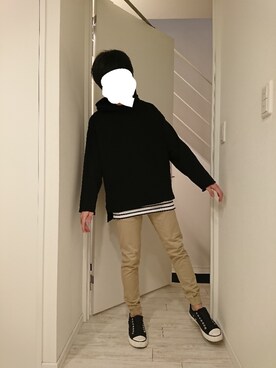「MONKEY TIME（モンキータイム）のアイテム（タンクトップ）」を使った、ぱすさん（メンズ・168cm）の春コーディネート