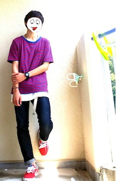 うめGRさん（メンズ・169cm）の夏コーディネート