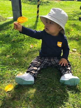 akishiさん（キッズ・80cm）の秋コーディネート