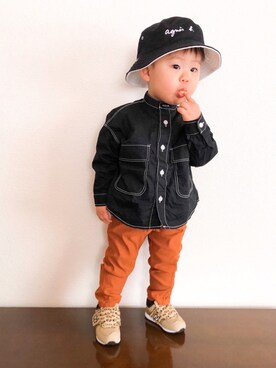 akishiさん(キッズ・80cm)の冬コーディネート