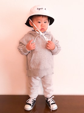 akishiさん（キッズ・90cm）の春コーディネート