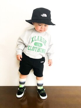 akishiさん（キッズ・90cm）の夏コーディネート