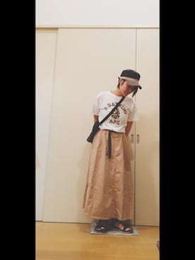 「Ollie（オーリー）のアイテム」を使った、よこさん（レディース・158cm）の夏コーディネート