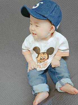 「babygap」｜「アイテム（その他）」を使った、Suuさん（キッズ・70cm）の秋コーディネート