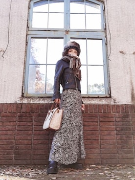 「green label relaxing（グリーンレーベルリラクシング）のアイテム（ライダースジャケット）」を使った、naturalcolorさん（レディース・151cm）の秋コーディネート