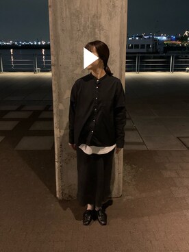 「JEANASIS（ジーナシス）のアイテム（バレエシューズ）」を使った、kさん（レディース・159cm）の秋コーディネート