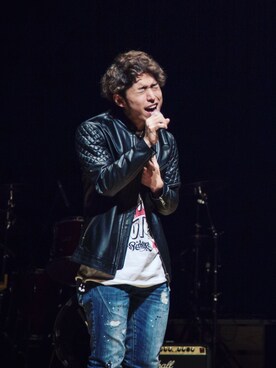 「RAKUGAKI（ラクガキ）のアイテム」を使った、Myujiさん（メンズ・167cm）の秋コーディネート