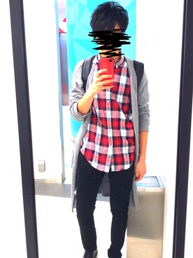 「improves（インプローブス）のアイテム（チノパンツ）」を使った、KOUさん（メンズ・172cm）の秋コーディネート