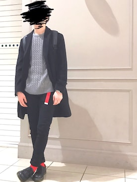 「improves（インプローブス）のアイテム（チノパンツ）」を使った、KOUさん（メンズ・171cm）の秋コーディネート