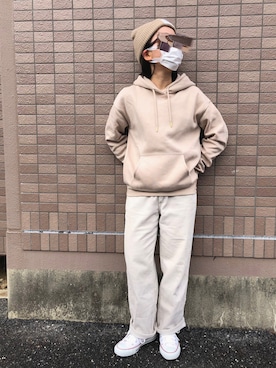 「BOBSON（ボブソン）のアイテム」を使った、monさん（レディース・148cm）の春コーディネート