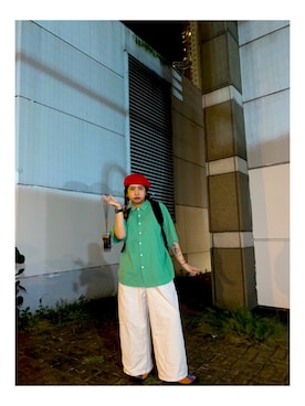 「PULL&BEAR（プルアンドベア）のアイテム（バッグ）」を使った、Pipiさん（レディース・160cm）の秋コーディネート