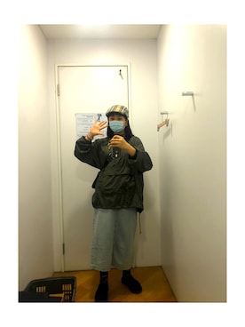 「H&M（エイチ・アンド・エム）のアイテム（スタジャン）」を使った、Pipiさん（レディース・160cm）の秋コーディネート