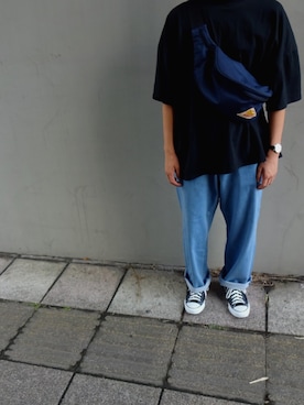 「H&M（エイチ・アンド・エム）のアイテム（腕時計）」を使った、YUUさん（メンズ・174cm）の秋コーディネート