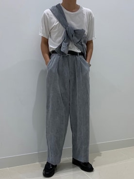 「コーデュロイパンツ」｜伊織さん（メンズ・170cm）の秋コーディネート