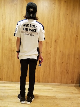 「レッドブル」｜mr.sakuraiさん（メンズ・169cm）の春コーディネート
