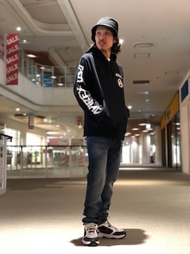 「TYPE BLUE（タイプブルー）のアイテム（パンツ）」を使った、mr.sakuraiさん（メンズ・169cm）の夏コーディネート