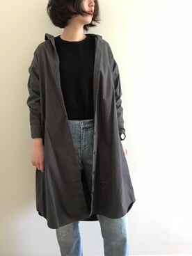 「working style」｜「アイテム（トレンチコート）」を使った、breach_mさん（レディース・161cm）の春コーディネート