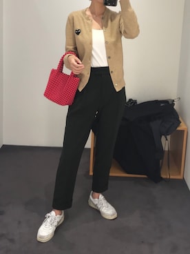 「COMME des GARCONS（コムデギャルソン）のアイテム」を使った、breach_mさん（レディース・161cm）の春コーディネート