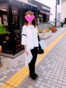 「vin(ヴィン)のアイテム」を使った、maononさん(レディース・160cm)の夏コーディネート