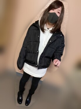 ダウンジャケット コートを使った ボーイッシュ のメンズ人気ファッションコーディネート Wear