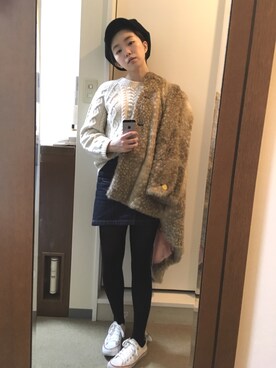 maimieさん（レディース・159cm）の冬コーディネート