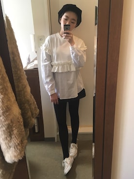 maimieさん（レディース・159cm）の冬コーディネート