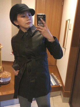 「Charles Chaton（シャルルシャトン）のアイテム（ジャケット/アウター）」を使った、maimieさん（レディース・159cm）の秋コーディネート