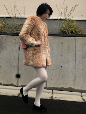 「miu miu（ミュウミュウ）のアイテム（ジャケット/アウター）」を使った、maimieさん（レディース・159cm）の秋コーディネート
