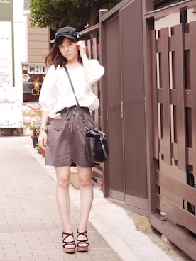 「代官山」｜miyukiさん（レディース・159cm・20代）の夏コーディネート
