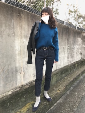 「VINTAGE（ヴィンテージ）のアイテム（その他）」を使った、いなぎさん（レディース・157cm）の秋コーディネート