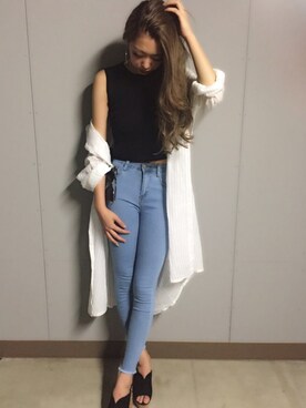 「SPIGA（スピーガ）のアイテム」を使った、SPIGA OFFICIALさん（レディース・158cm）の夏コーディネート