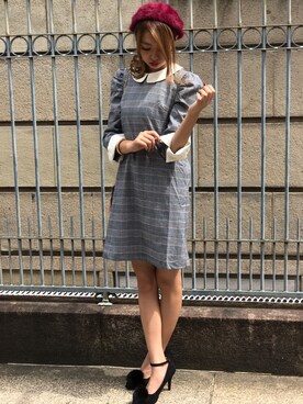 「SPIGA（スピーガ）のアイテム（ワンピース/ドレス）」を使った、SPIGA OFFICIALさん（レディース・160cm）の秋コーディネート