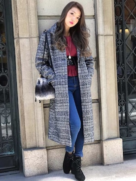「SPIGA（スピーガ）のアイテム（パンツ）」を使った、SPIGA OFFICIALさん（レディース・160cm）の秋コーディネート