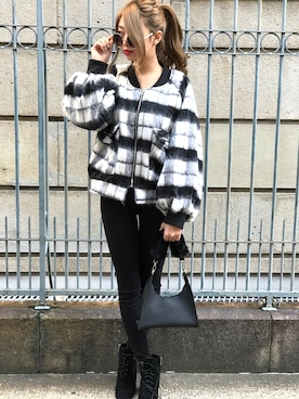 「SPIGA（スピーガ）のアイテム（その他アウター）」を使った、SPIGA OFFICIALさん（レディース・160cm）の秋コーディネート