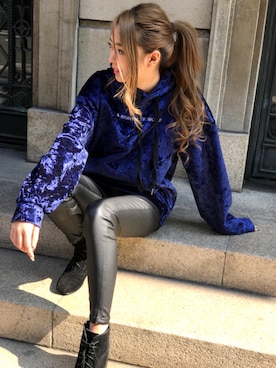 「SPIGA（スピーガ）のアイテム（パンツ）」を使った、SPIGA OFFICIALさん（レディース・160cm）の秋コーディネート