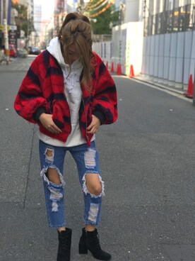 「SPIGA（スピーガ）のアイテム（その他アウター）」を使った、SPIGA OFFICIALさん（レディース・160cm）の秋コーディネート