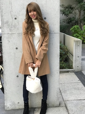 「SPIGA（スピーガ）のアイテム（パンツ）」を使った、SPIGA OFFICIALさん（レディース・160cm）の秋コーディネート