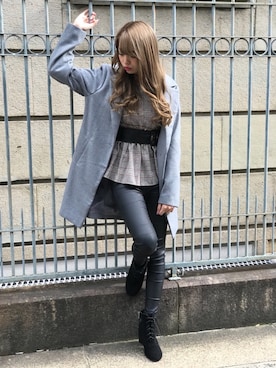 「SPIGA（スピーガ）のアイテム」を使った、SPIGA OFFICIALさん（レディース・160cm）の秋コーディネート