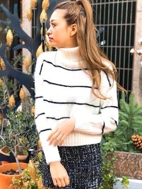 「SPIGA（スピーガ）のアイテム」を使った、SPIGA OFFICIALさん（レディース・160cm）の冬コーディネート