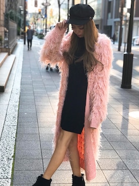 「SPIGA（スピーガ）のアイテム（その他アウター）」を使った、SPIGA OFFICIALさん（レディース・160cm）の冬コーディネート