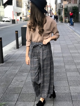 「SPIGA（スピーガ）のアイテム」を使った、SPIGA OFFICIALさん（レディース・160cm）の冬コーディネート