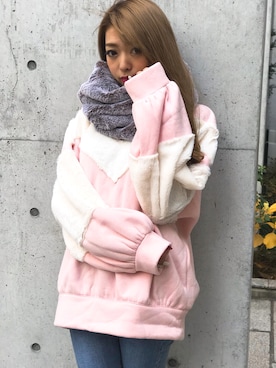「SPIGA（スピーガ）のアイテム（パンツ）」を使った、SPIGA OFFICIALさん（レディース・160cm）の冬コーディネート