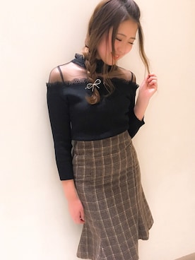 「SPIGA（スピーガ）のアイテム」を使った、SPIGA OFFICIALさん（レディース・160cm）の冬コーディネート